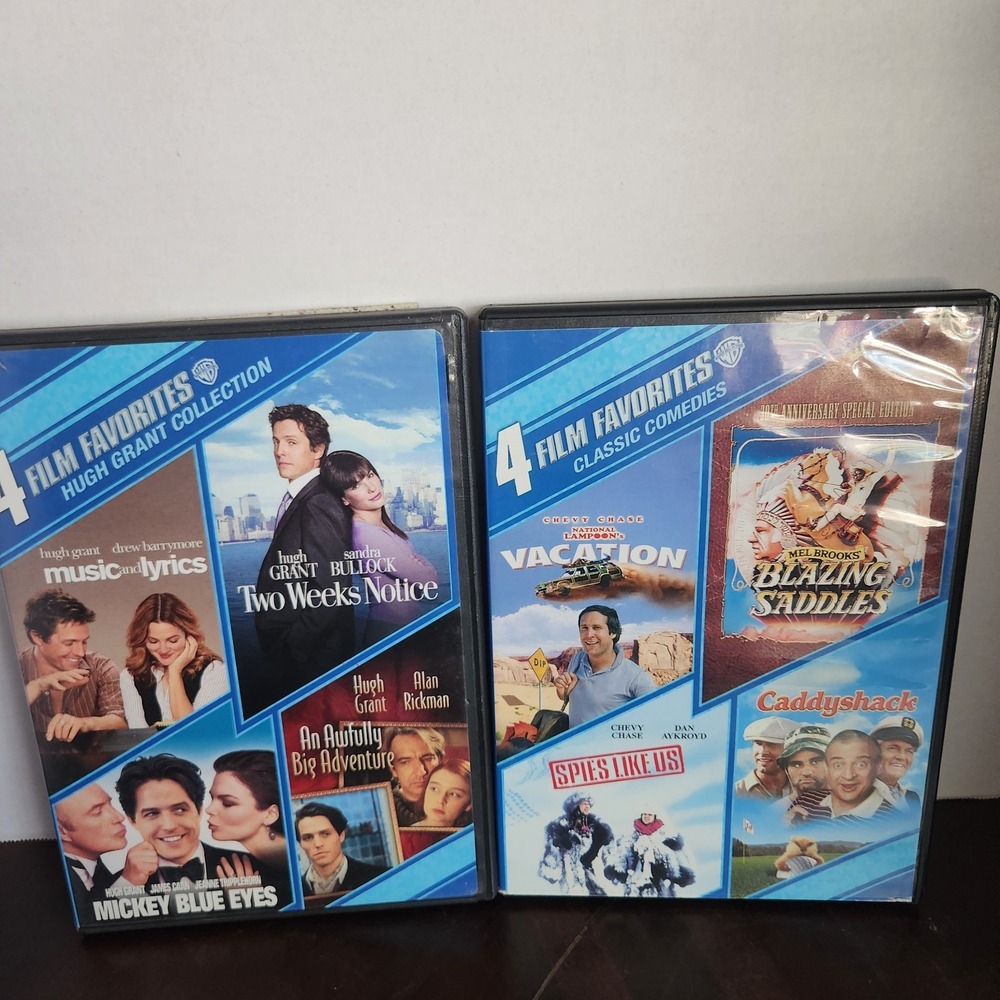 Two 4 Film Favorites Collection Dvd Sets 8 Movies Total